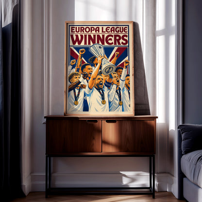 Aston Villa 'UEL Champions' Poster