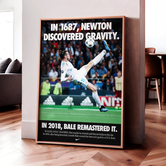 Gareth Bale 'Gravity' Poster