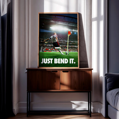 David Beckham 'Just Bend It' Poster