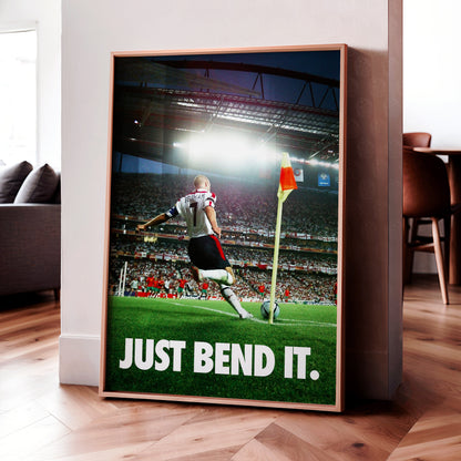 David Beckham 'Just Bend It' Poster