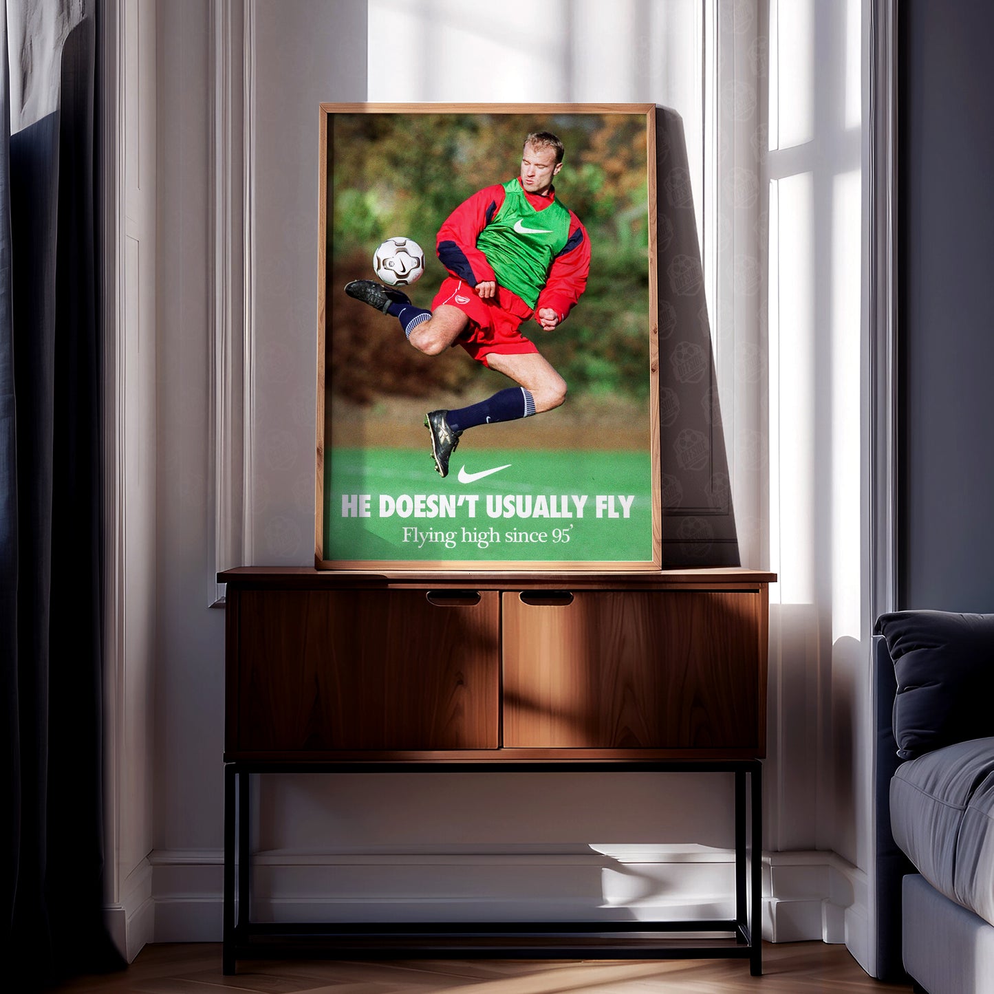 Dennis Bergkamp 'Fly' Poster