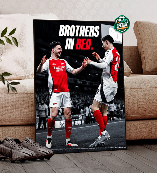 Rice & Havertz 'Brothers In Red' Poster
