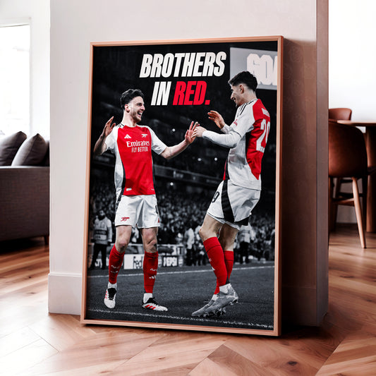 Rice & Havertz 'Brothers In Red' Poster