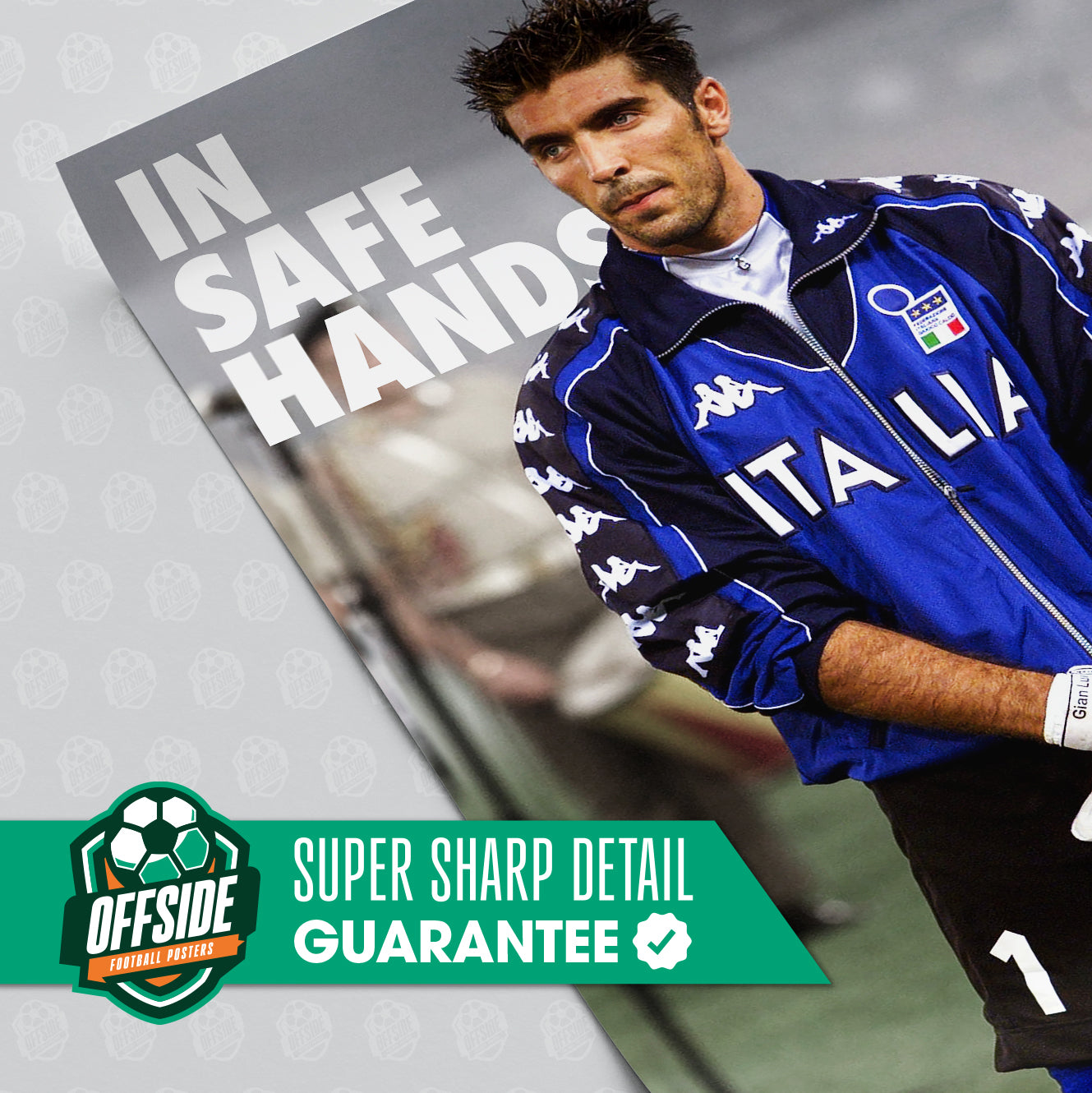 Gianluigi Buffon 'Safe Hands' Poster