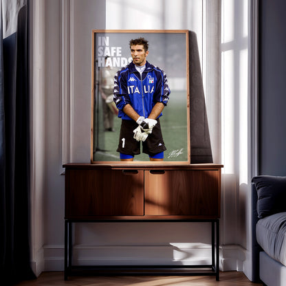 Gianluigi Buffon 'Safe Hands' Poster