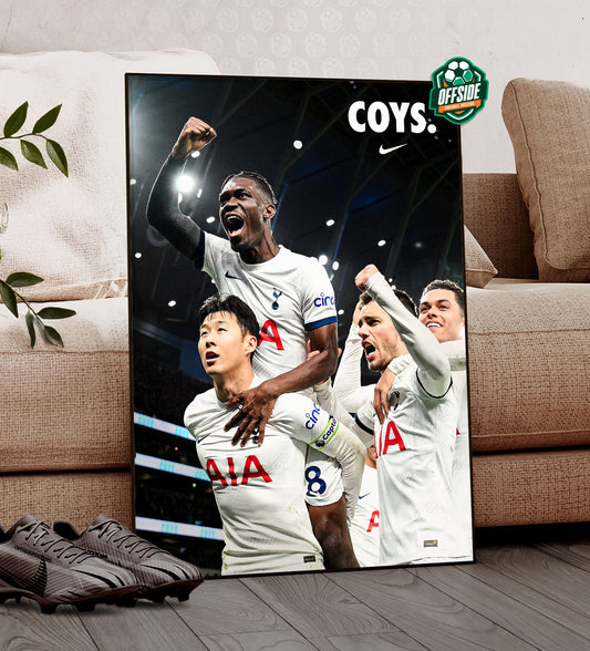 Tottenham Hotspur 'COYS' Poster