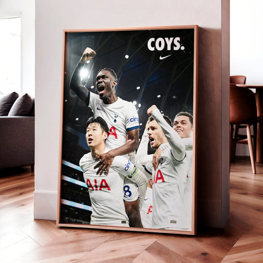 Tottenham Hotspur 'COYS' Poster