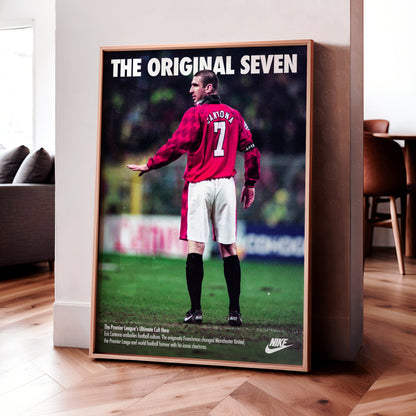 Eric Cantona 'The Original Seven' Poster
