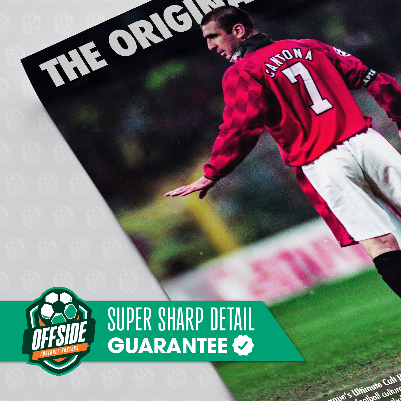 Eric Cantona 'The Original Seven' Poster