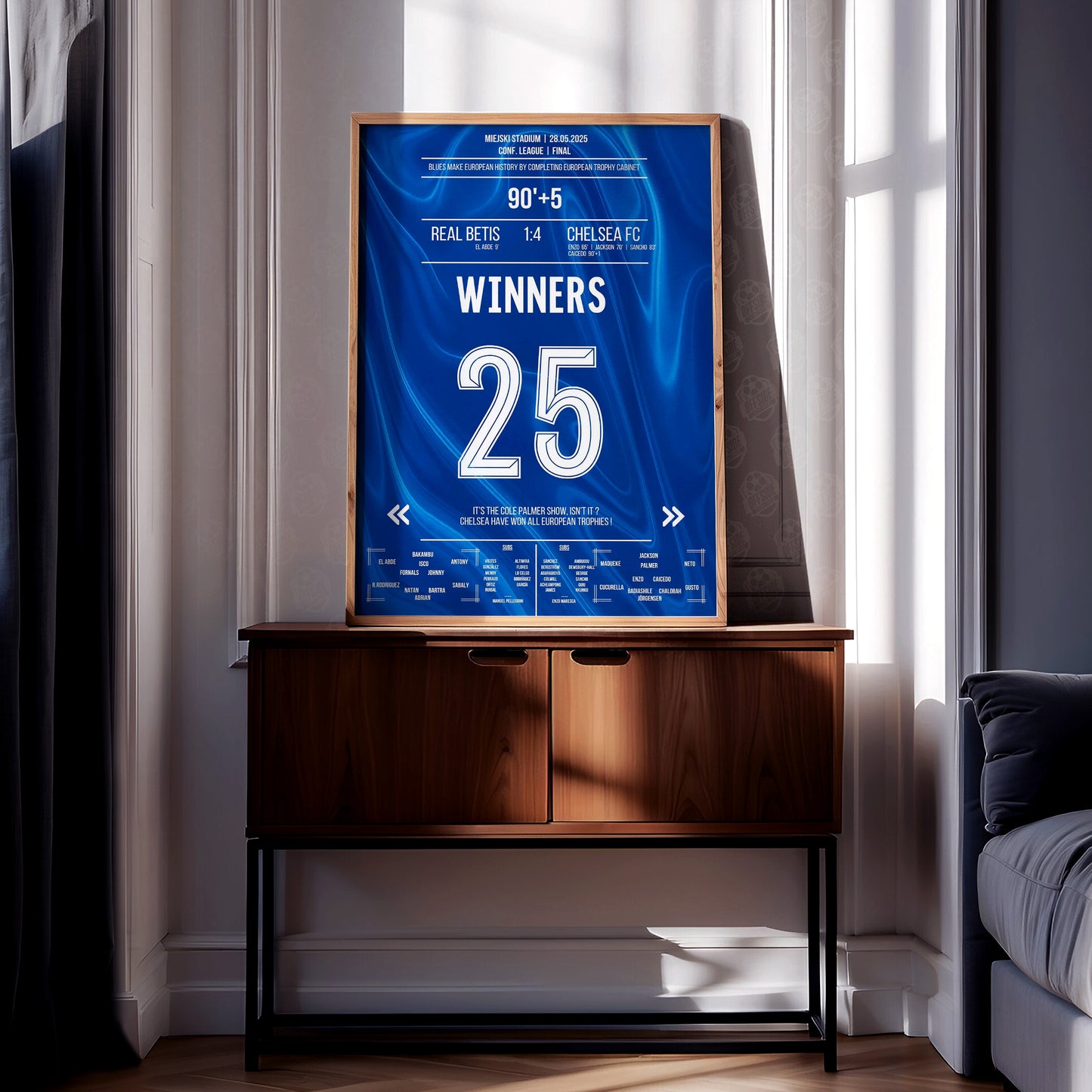 Chelsea 'Conference League Final Jersey' Poster
