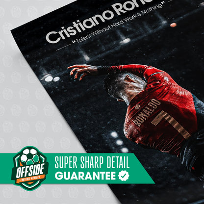 Cristiano Ronaldo 'Hard Work' Poster