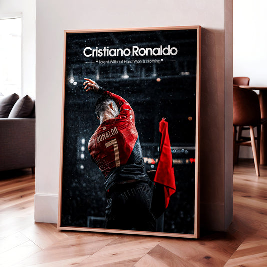 Cristiano Ronaldo 'Hard Work' Poster