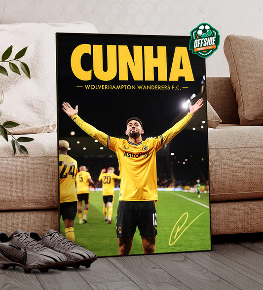 Matheus Cunha 'Wolves' Poster