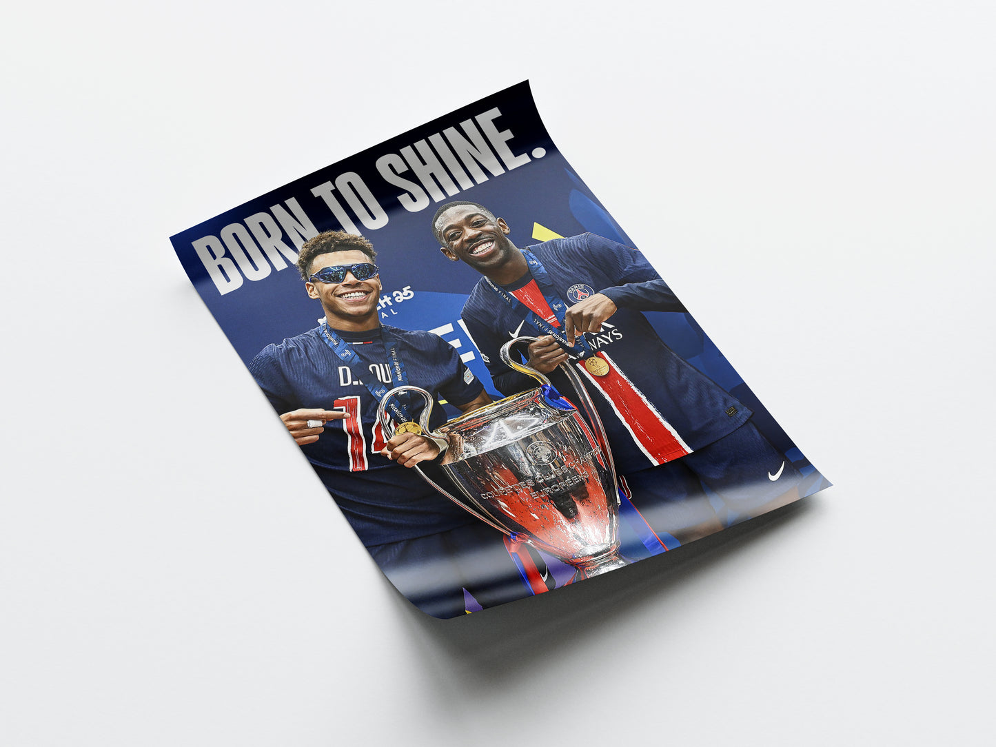 Desire Doue & Ousmane Dembele 'Born To Shine' Poster