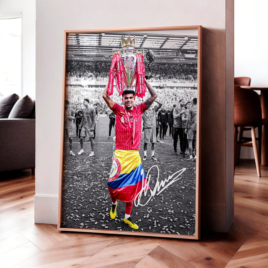 Luis Diaz 'Premier League' Poster