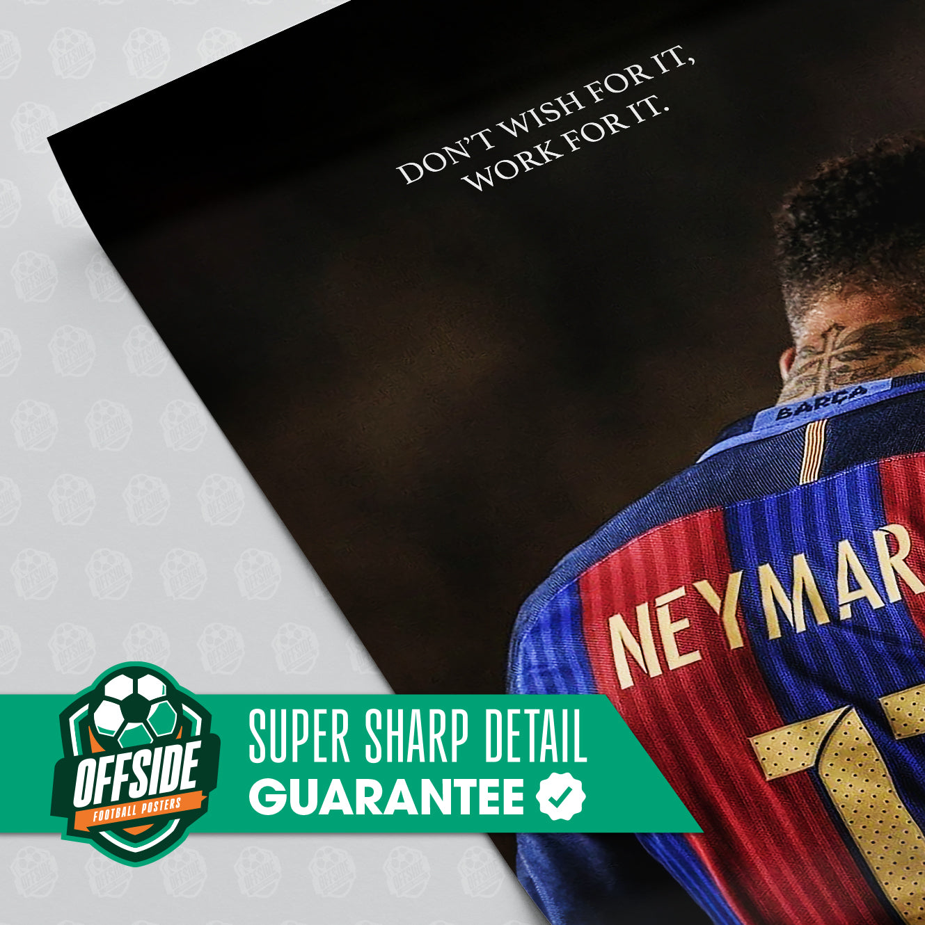 Neymar 'Work For It' Poster