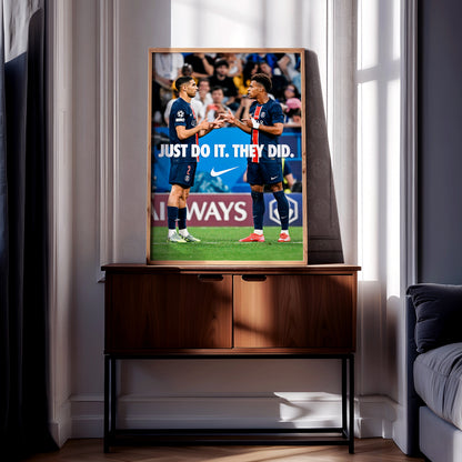 Desire Doue & Achraf Hakimi Poster