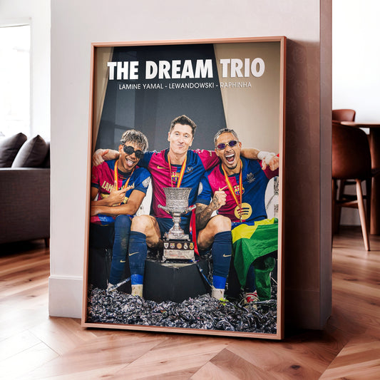 Barcelona 'Dream Trio' Poster