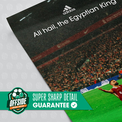 Mo Salah 'All Hail The Egyptian King' Poster