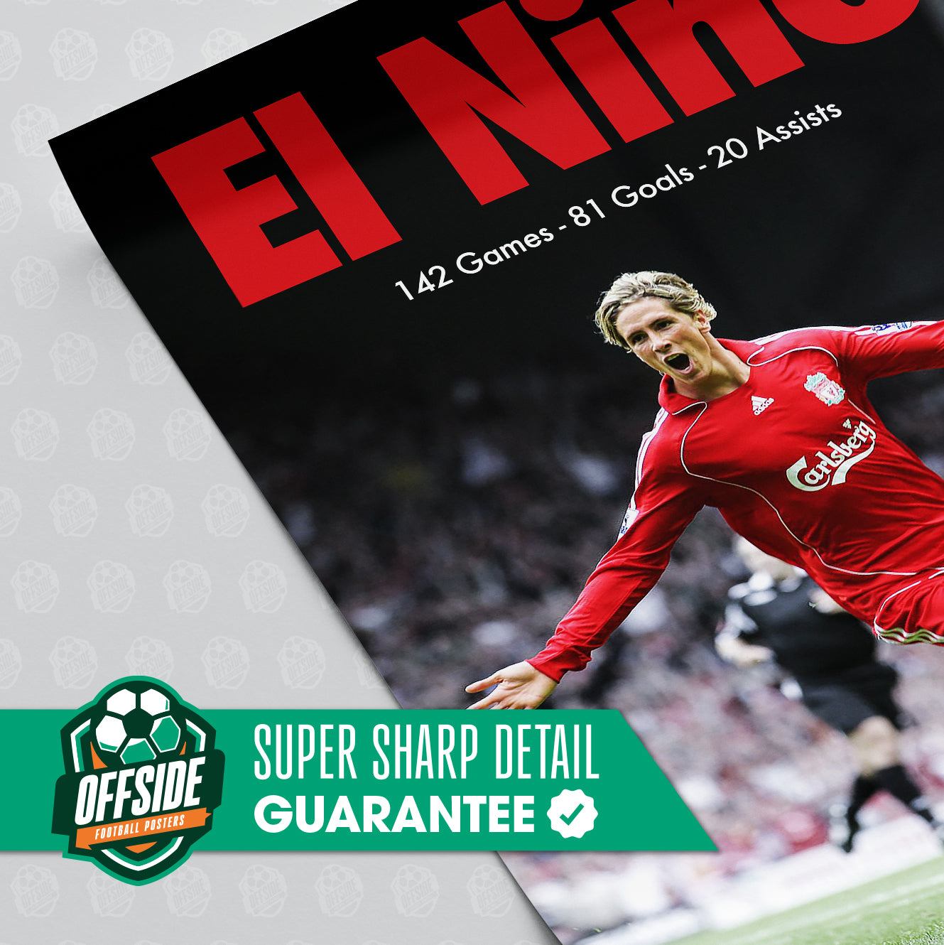 Fernando Torres 'El Nino' Poster – Offside Posters