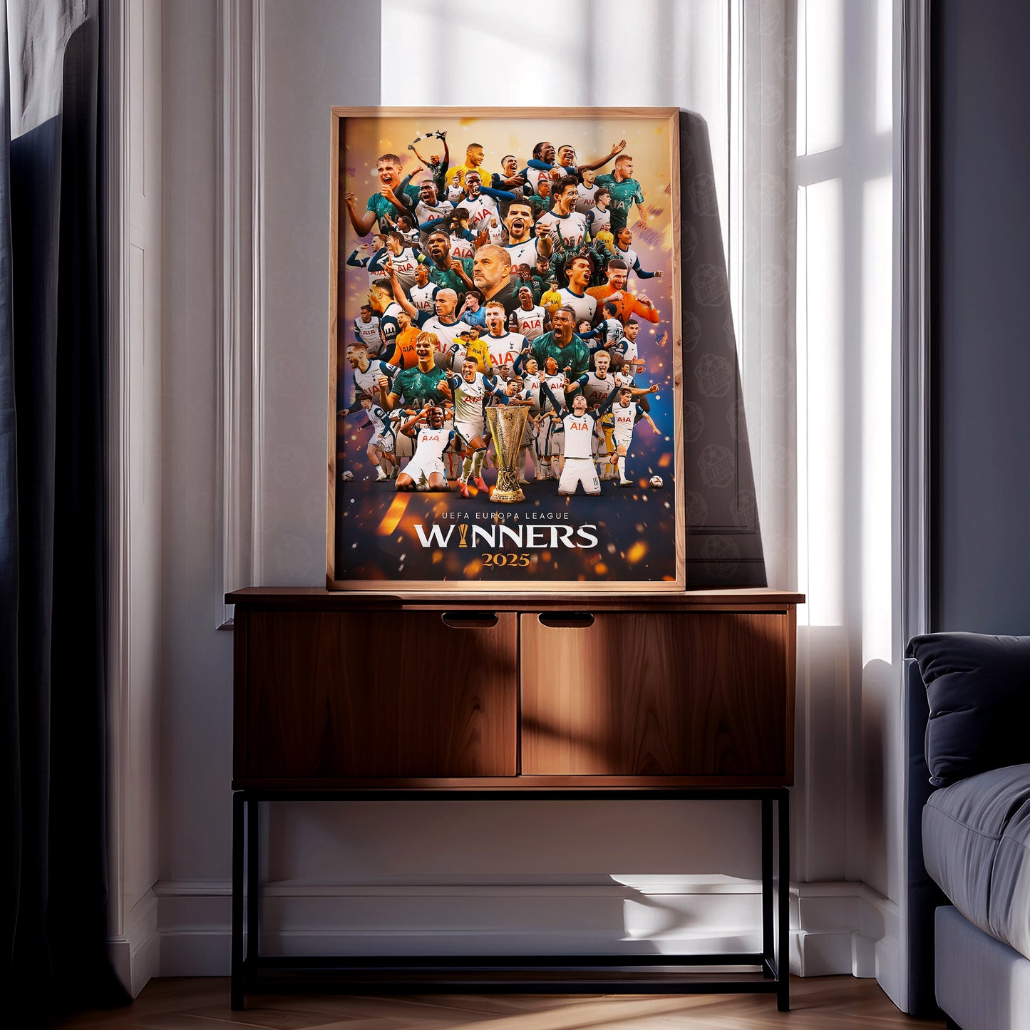 Spurs Europa League Winners Poster