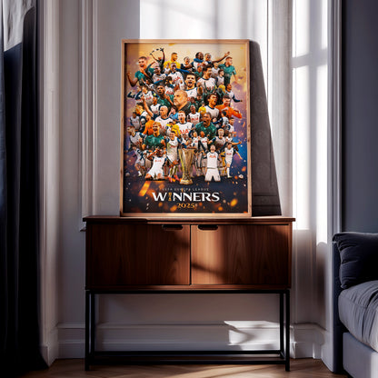 Spurs Europa League Winners Poster