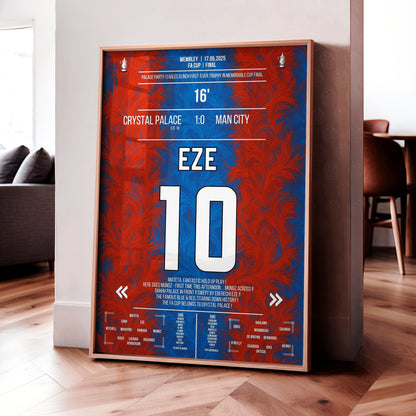 Eberechi Eze 'FA Cup Final Jersey' Poster