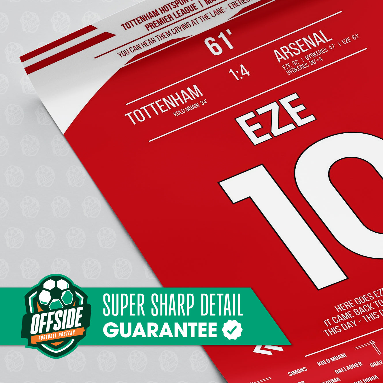 Eberechi Eze 'EPL Jersey' Poster