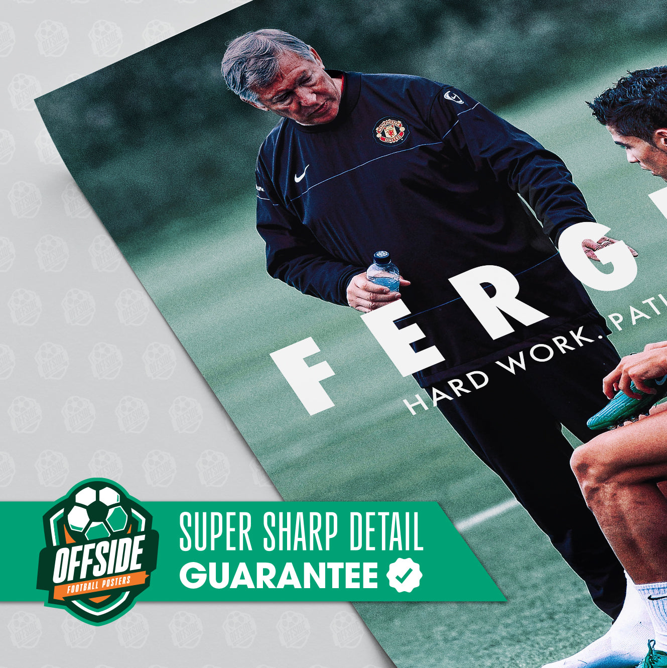 Fergie 'Hard Work. Patience.' Poster