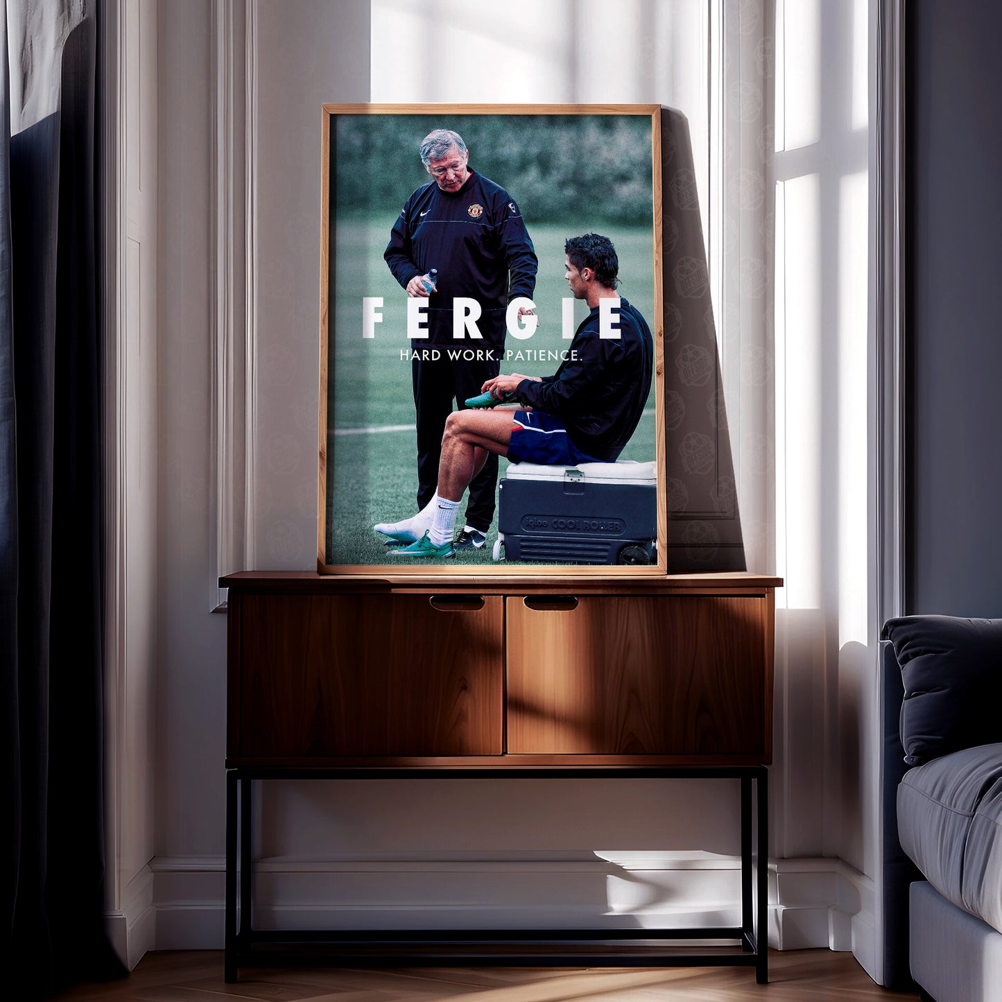 Fergie 'Hard Work. Patience.' Poster