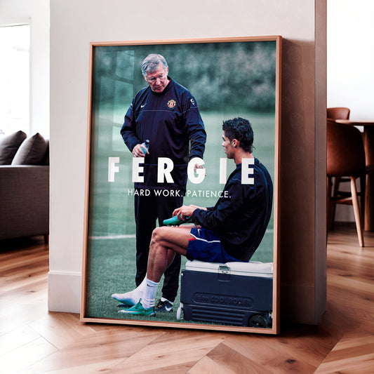 Fergie 'Hard Work. Patience.' Poster