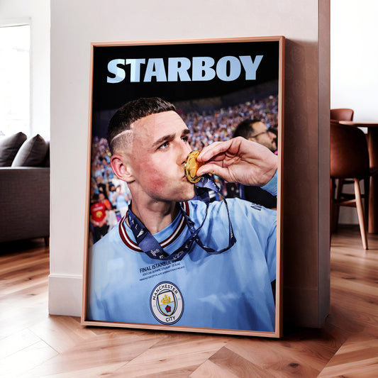 Phil Foden 'Starboy' Poster