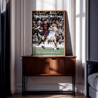 Messi & Ronaldo 'Foes' Poster