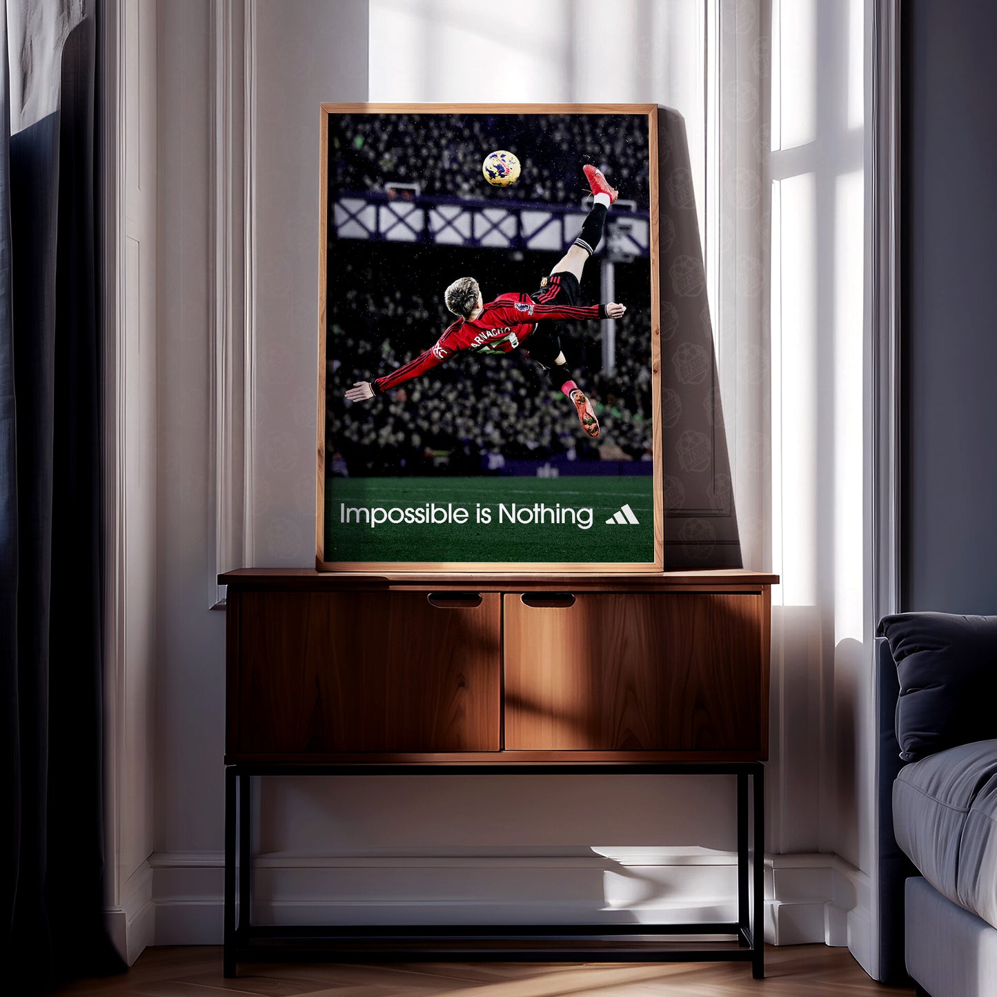 Alejandro Garnacho Bicycle Kick Poster