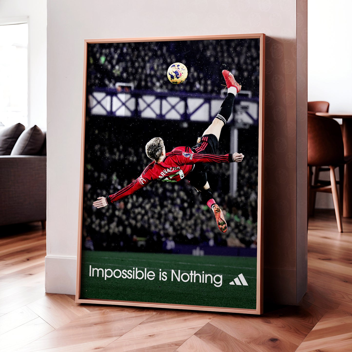 Alejandro Garnacho Bicycle Kick Poster