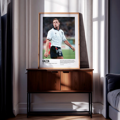 Paul Gascoigne 'Gazza' Poster