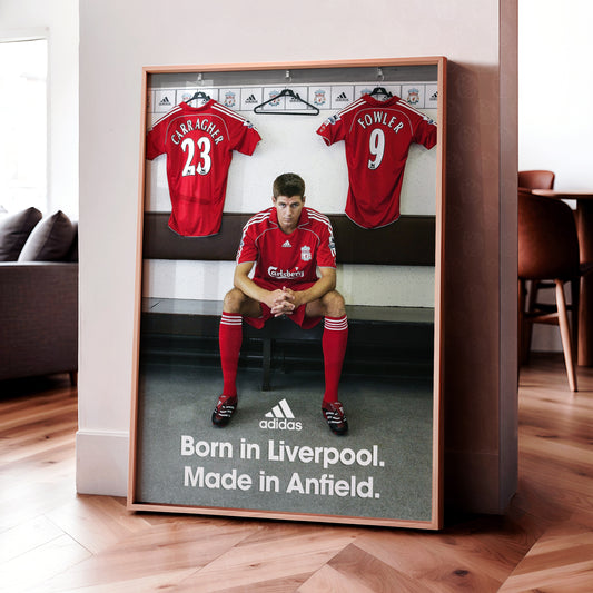 Steven Gerrard 'Made in Anfield' Poster