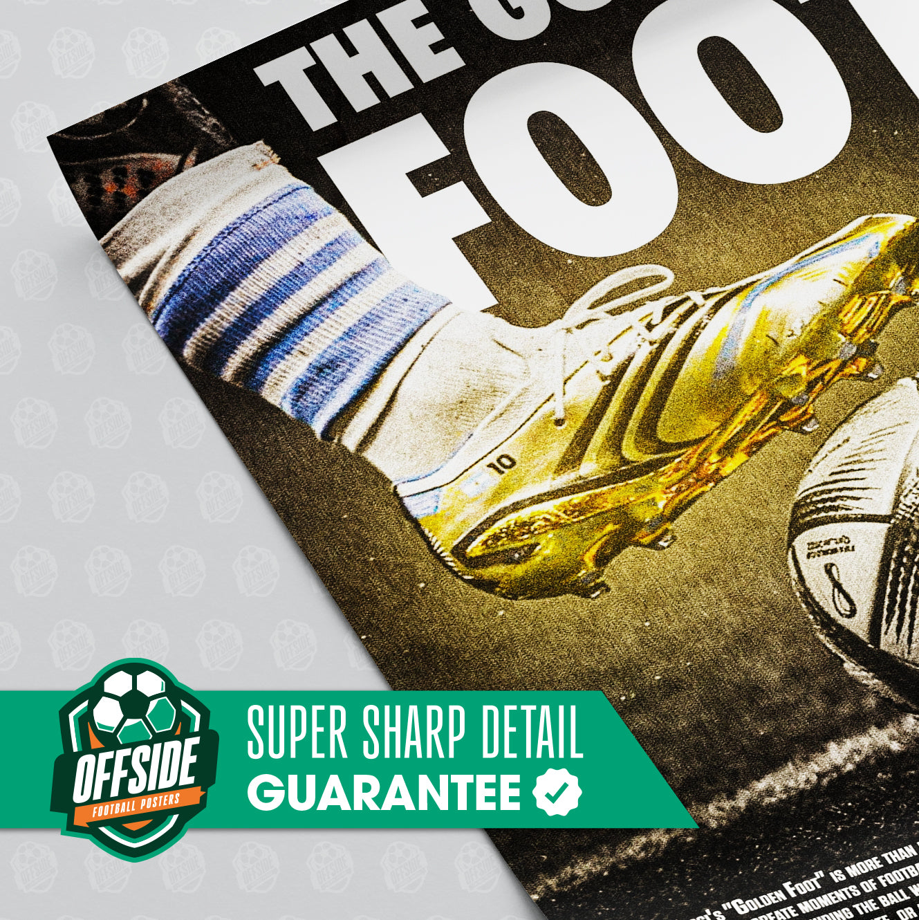Lionel Messi 'Golden Foot' Poster
