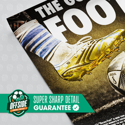 Lionel Messi 'Golden Foot' Poster