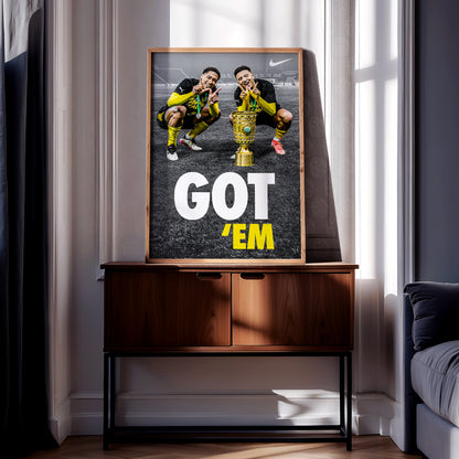 Jude Bellingham & Jadon Sancho 'Got'Em' Poster