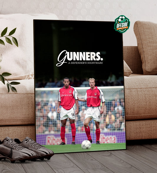 Thierry Henry & Dennis Bergkamp 'Gunners' Poster