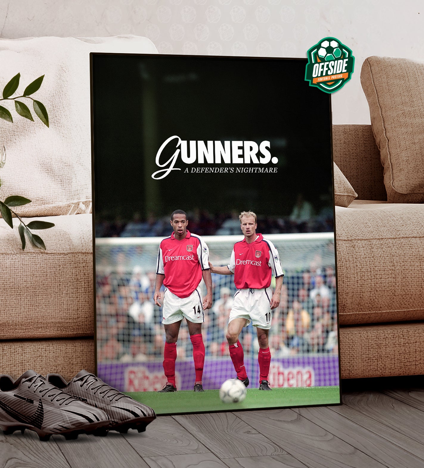 Thierry Henry & Dennis Bergkamp 'Gunners' Poster