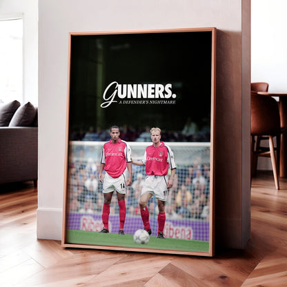 Thierry Henry & Dennis Bergkamp 'Gunners' Poster