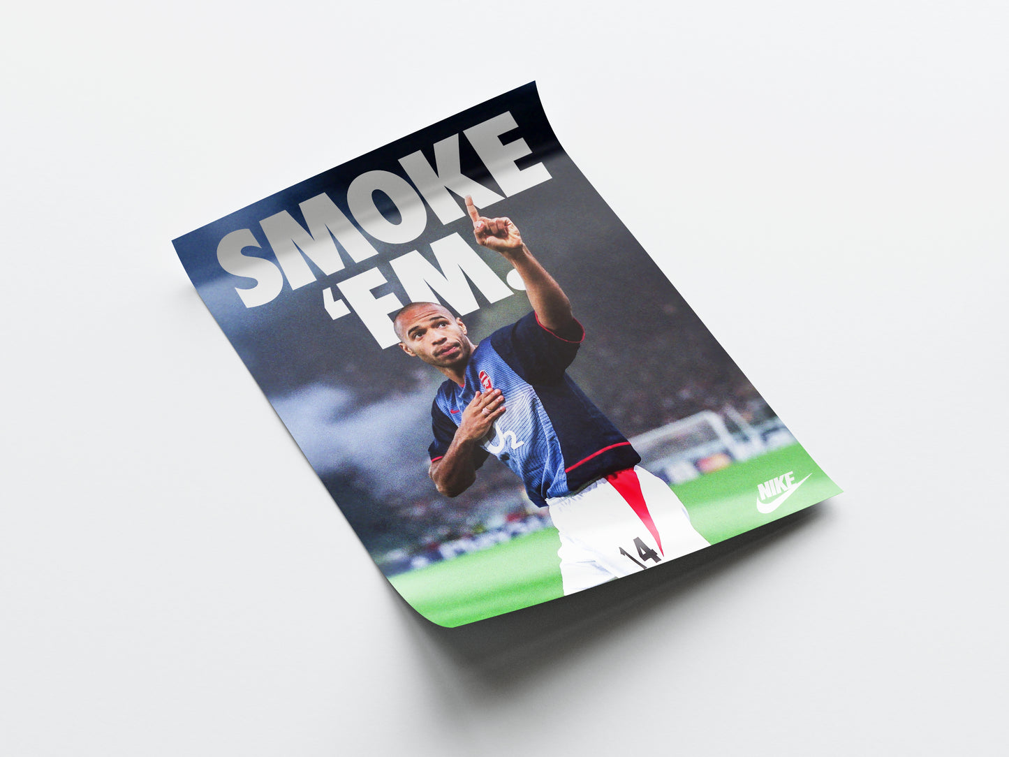 Thierry Henry 'Smoke 'Em' Poster