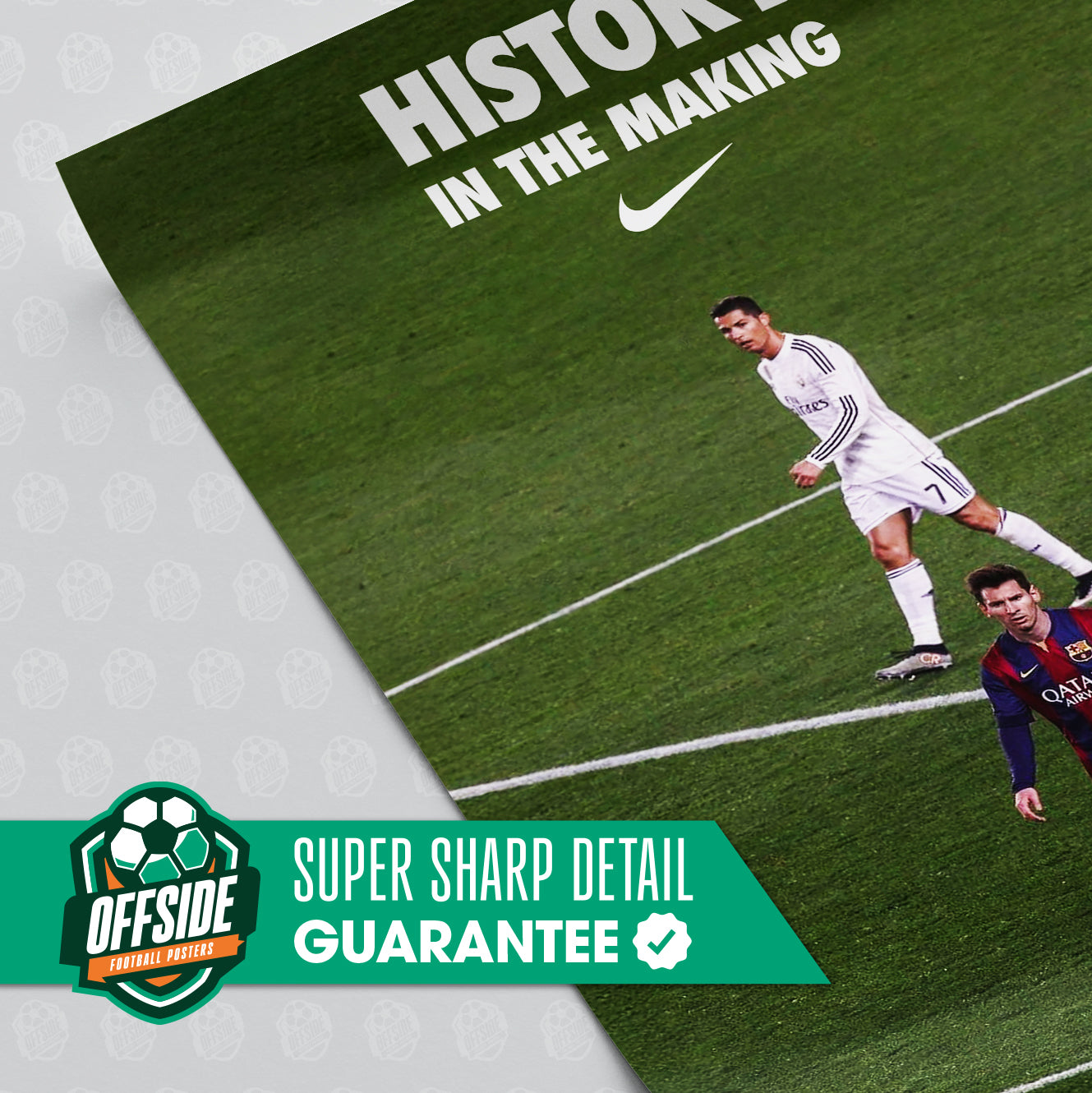 Messi & Ronaldo 'History In The Making' Poster