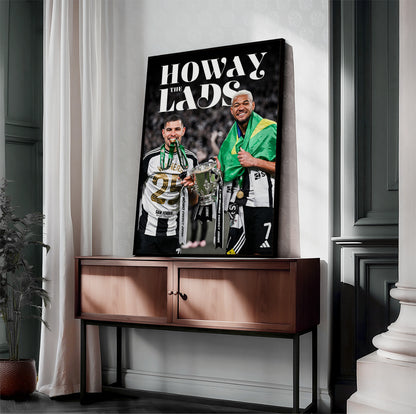 Newcastle United 'Howay The Lads' Poster