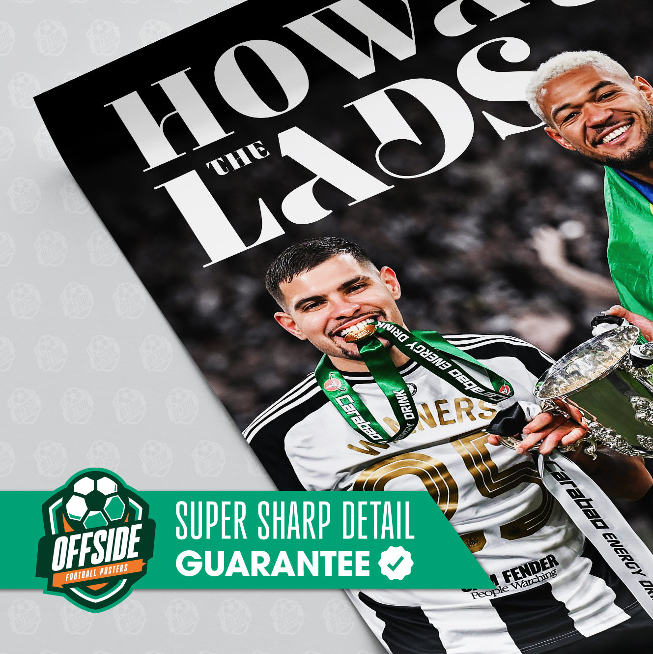 Newcastle United 'Howay The Lads' Poster