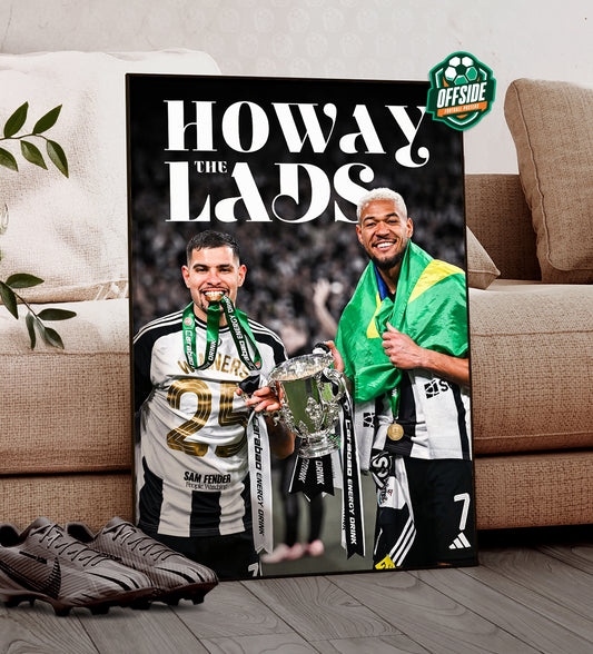Newcastle United 'Howay The Lads' Poster