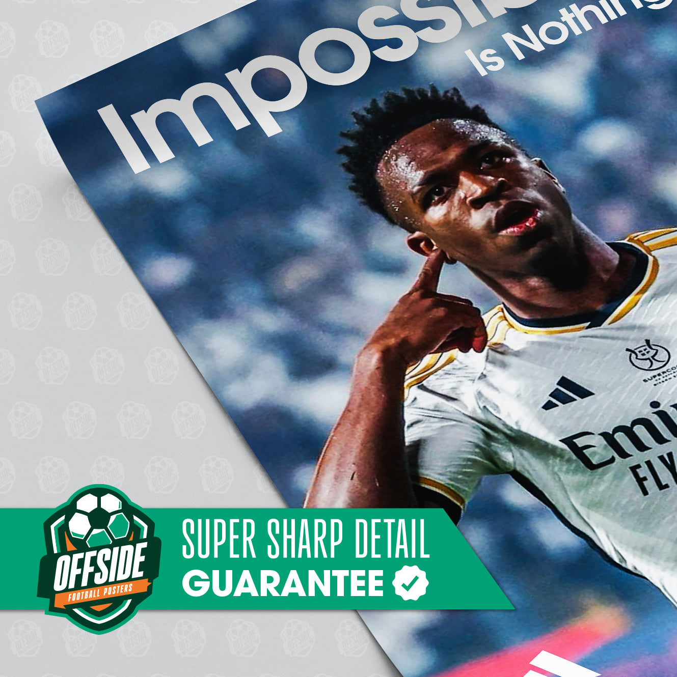 Vinicius Jr. 'Impossible Is Nothing' Poster