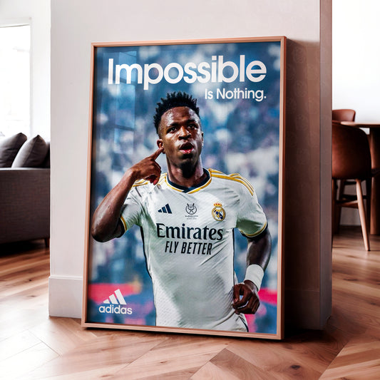 Vinicius Jr. 'Impossible Is Nothing' Poster